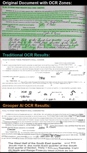 ocr handwriting