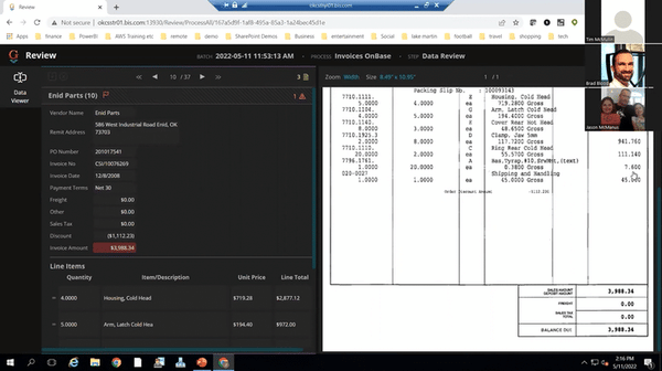 procure to pay automation invoice