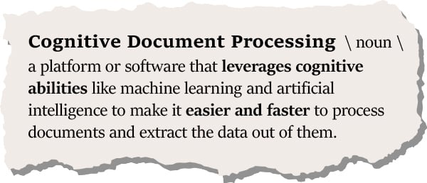 5 Ways that Cognitive Document Processing is Disruptive