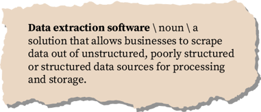 what is data extraction software