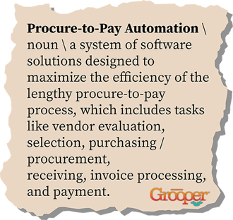 what is procure to pay automation