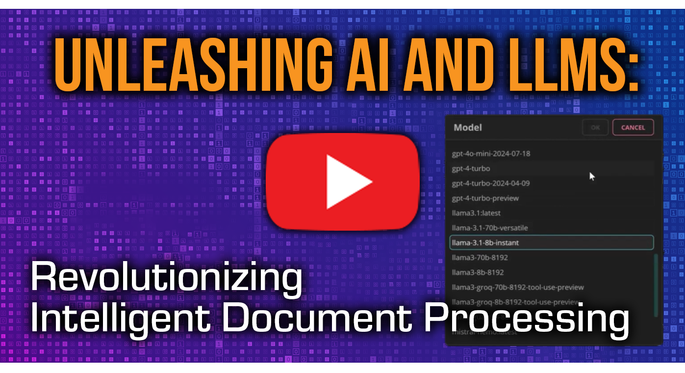 Unleashing AI: Revolutionizing Document Processing with LLMs